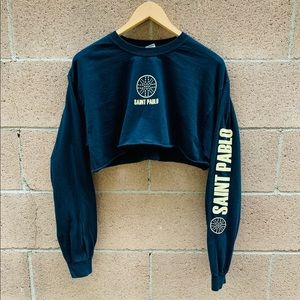 Kanye West Saint Pablo Cropped T-shirt